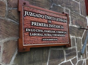 Tallados - Juzgado Único Letrado
